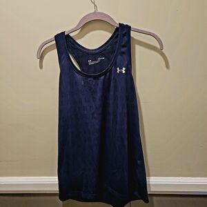 Under Armour Women's Velocity Wordmark Jacquard Mesh Racerback Tank-Top Size Sm